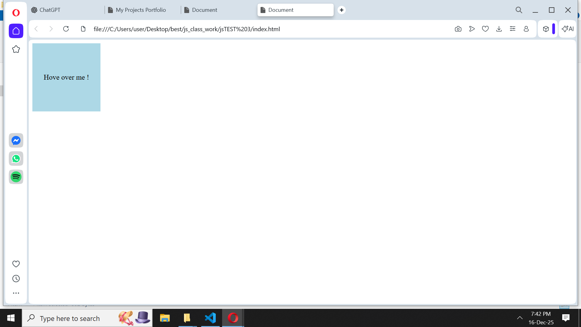 Screenshot of Project 3: To-Do App
