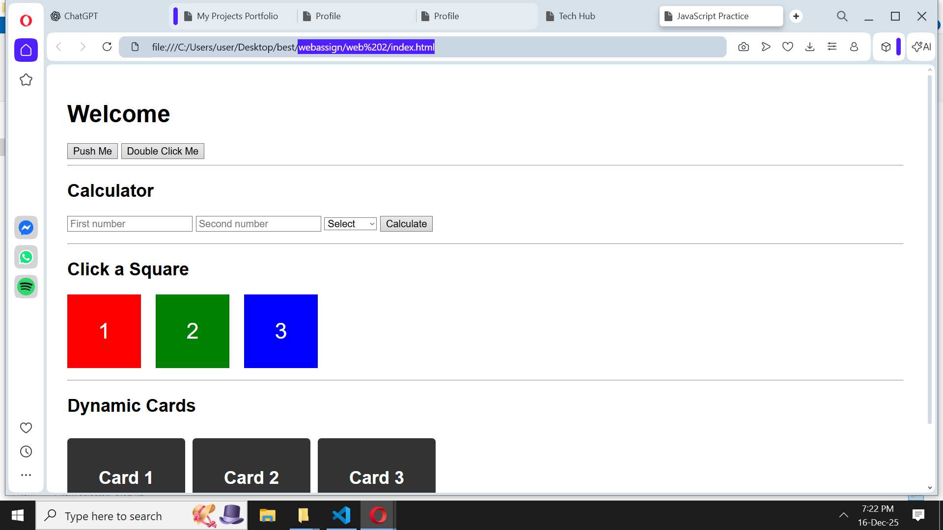 Screenshot of Project 3: To-Do App